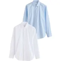 Next Camisa azul claro / branco