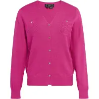 Faina Casaco de malha magenta