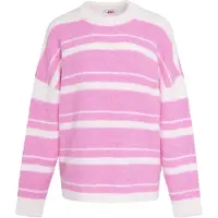 MyMo Pop Pullover 'Pop' cor-de-rosa / branco