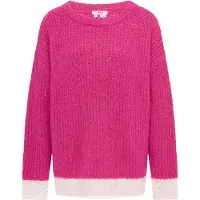 Mymo Pullover rosa / branco