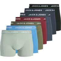 Jack & Jones Boxers 'JACBENJA' marinho / azul claro / cáqui / oliveira / borgonha / preto