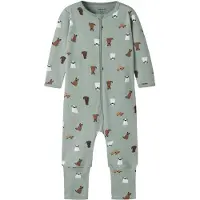 Name it Pijama castanho / jade / branco