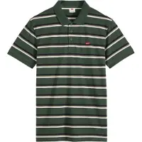 Levi's Camisa 'Original Polo' castanho claro / esmeralda / preto / branco