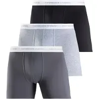 Copenhagen Studios Boxers antracite / cinzento escuro / acinzentado / branco