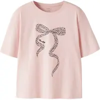 Name it Camisola 'NKFLOTTI' cor-de-rosa / pitaya / preto