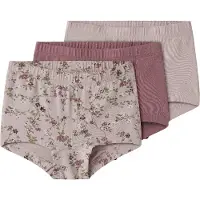 Name it Cueca oliveira / malva / roxo pastel / branco