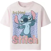 Name it Camiseta De Manga Curta Adara Stitch