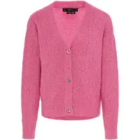 Faina Casaco de malha 'Festive' magenta