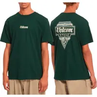 Volcom Camisa 'LINEAR BSC' bege claro / verde escuro / branco