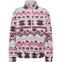 ONLY Pullover 'ONLJanne' estuque / fúcsia / preto
