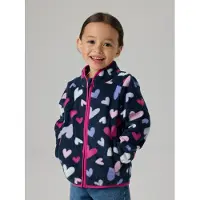Name it Casaco de velo 'NMFMeeko' navy / rosa / cor-de-rosa / branco