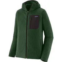 Patagonia - Vestuário caminhada - M's R1 Air Full-Zip Hoody Treeline Green para Homem - Tamanho XS - Verde