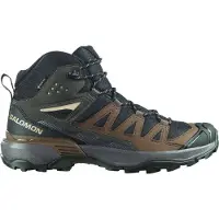 Salomon - Calçado caminhada homem - X Ultra 360 Mid GTX Black/Dark Gull Gray para Homem - Tamanho 46 - Preto