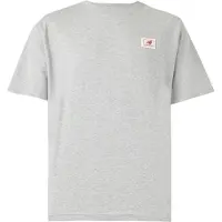New Balance Camisa 'Woven Label T-Shirt' cinzento
