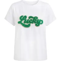 Usha Camisa ouro / verde / branco
