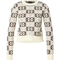 Pinko Pullover marfim / castanho