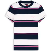 Tommy Hilfiger Camisa navy / rosa claro / branco