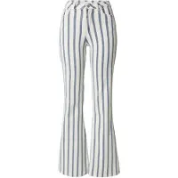 Kamila Šikl Calças de ganga 'Striped flared jeans' azul / branco