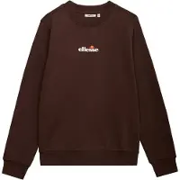 Ellesse Sweatshirt 'Fairros' castanho escuro / laranja claro / granadina / branco