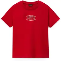 Napapijri Camisa 'BLISS' creme / turquesa / vermelho