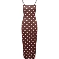 Cloud5ive Vestido castanho / rosa pastel