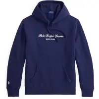 Ralph Lauren para homem. 710B26089004 Moletom de felpa com logotipo marinho (S), Casual, Algodão