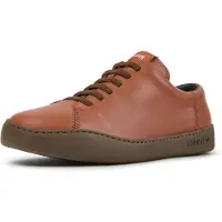 Camper para homem. K100479-062 Sapatilhas de pele Peu Touring castanho (43), Couro, Marrom, Plano, Cordão, Casual