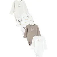 COOL CLUB by SMYK Macacão/Body bege mosqueado / castanho / offwhite