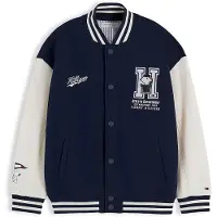 Tommy Hilfiger Casaco meia-estação 'PEANUTS' navy / branco lã