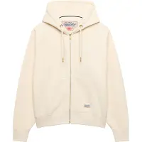 Superdry Casaco em moletão 'Luxe Casual' branco natural
