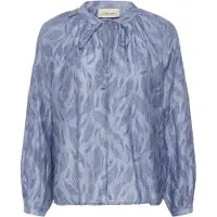 Cream Blusa azul noturno / cinzento