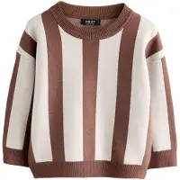 Next Pullover creme / castanho