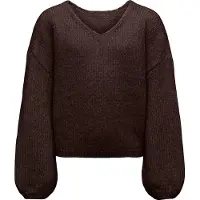 ONLY GIRLS Pullover 'KOGDINEA' castanho escuro