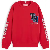 Tommy Hilfiger Sweatshirt azul / marinho / vermelho fogo / branco