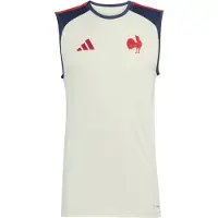 Adidas Camisa funcionais 'Frankreich Rugby' marinho / vermelho cereja / branco