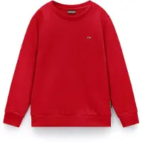Napapijri Sweatshirt 'Balis C 2' vermelho