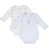 Chicco Macacão/Body bege escuro / opal / azul claro / branco