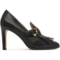 Ralph Lauren Sapatos com cunha frontal 'COLLEEN' preto
