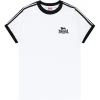 Lonsdale Camisa 'Craigtown' preto / branco