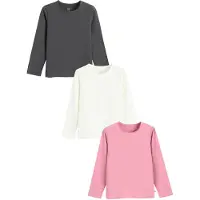 COOL CLUB by SMYK Camisola cinzento escuro / rosa / branco