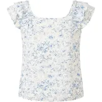 Mymo Blusa azul / branco