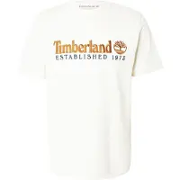 Timberland Camisa 'ESTABLISHED 1973' marinho / caramelo / branco