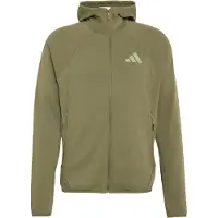 Adidas - Vestuário caminhada - Xperior VK Fleece Hooded Jkt M Olive Strata para Homem - Tamanho L - Caqui
