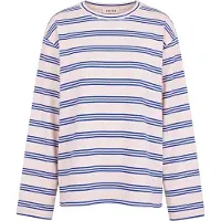 EDITED The Label Camisa 'Verlee' azul / cor-de-rosa