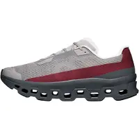 ON Sapatilha de corrida 'Cloudmonster Void' cinzento / cinzento escuro / vermelho escuro