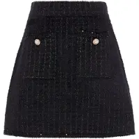 Faina Saia ouro / preto
