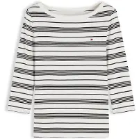 Tommy Hilfiger Camisa 'Cody' preto / branco