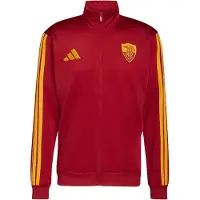 Adidas Casaco de treino 'AS Rom DNA' amarelo / vermelho