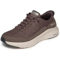 SKECHERS para homem. 232619 Ténis Slip-Ins: Contour Foam - Cozy Fit castanho (46), Marrom, Plano, Cordão, Nenhum, Casual