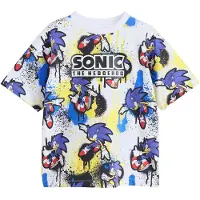 Next Camisola 'Sonic' ecru / safira / amarelo / preto